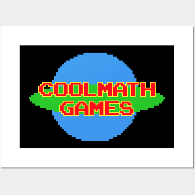 8-Bit Logo Wall Art by Coolmath Games